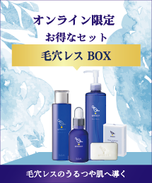 オンライン限定 お得なセット 毛穴レス BOX 毛穴レスのうるつや肌へ導く